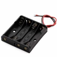 4 x AA Battery Holder Box PHI1001362 Phipps Electronics