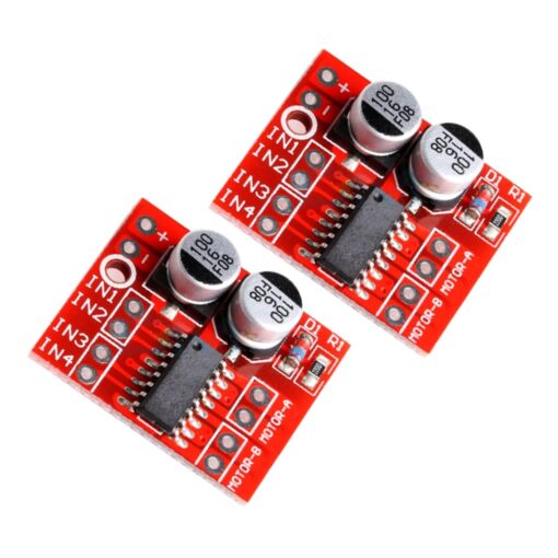 2 Way DC Dual H-Bridge Motor Driver Module – L298N – Pack of 2 PHI1002201 Phipps Electronics 2
