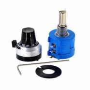 Adjustable 10K Ohm Potentiometer Resistor with Rotary Knob – 3590S-2 PHI1003235 Phipps Electronics