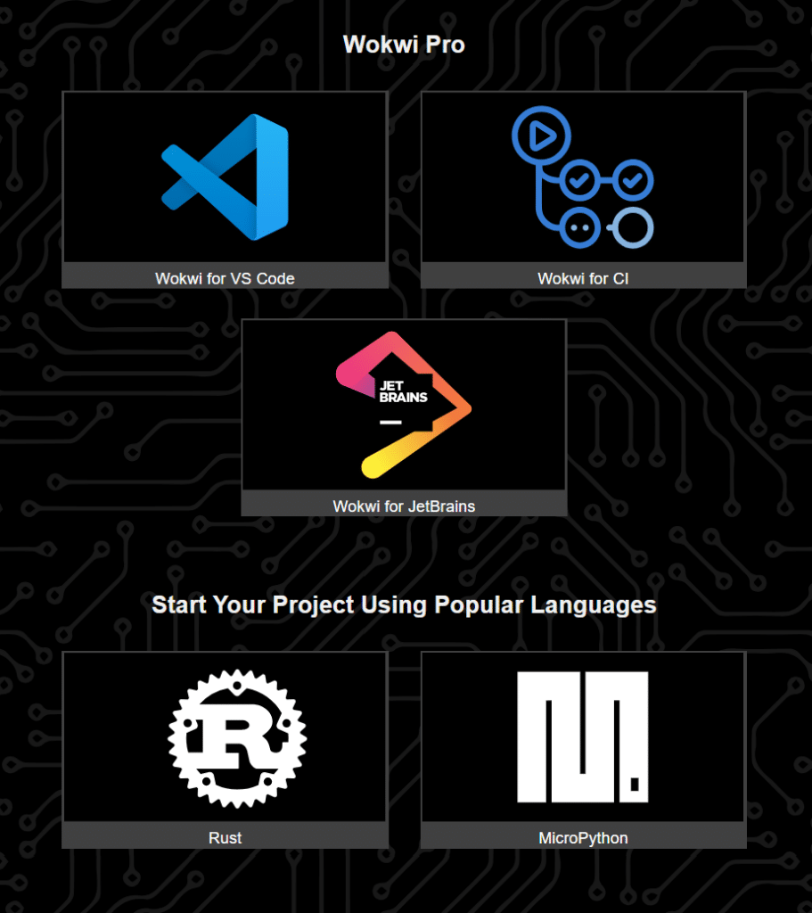 WOKWI programming language extensions